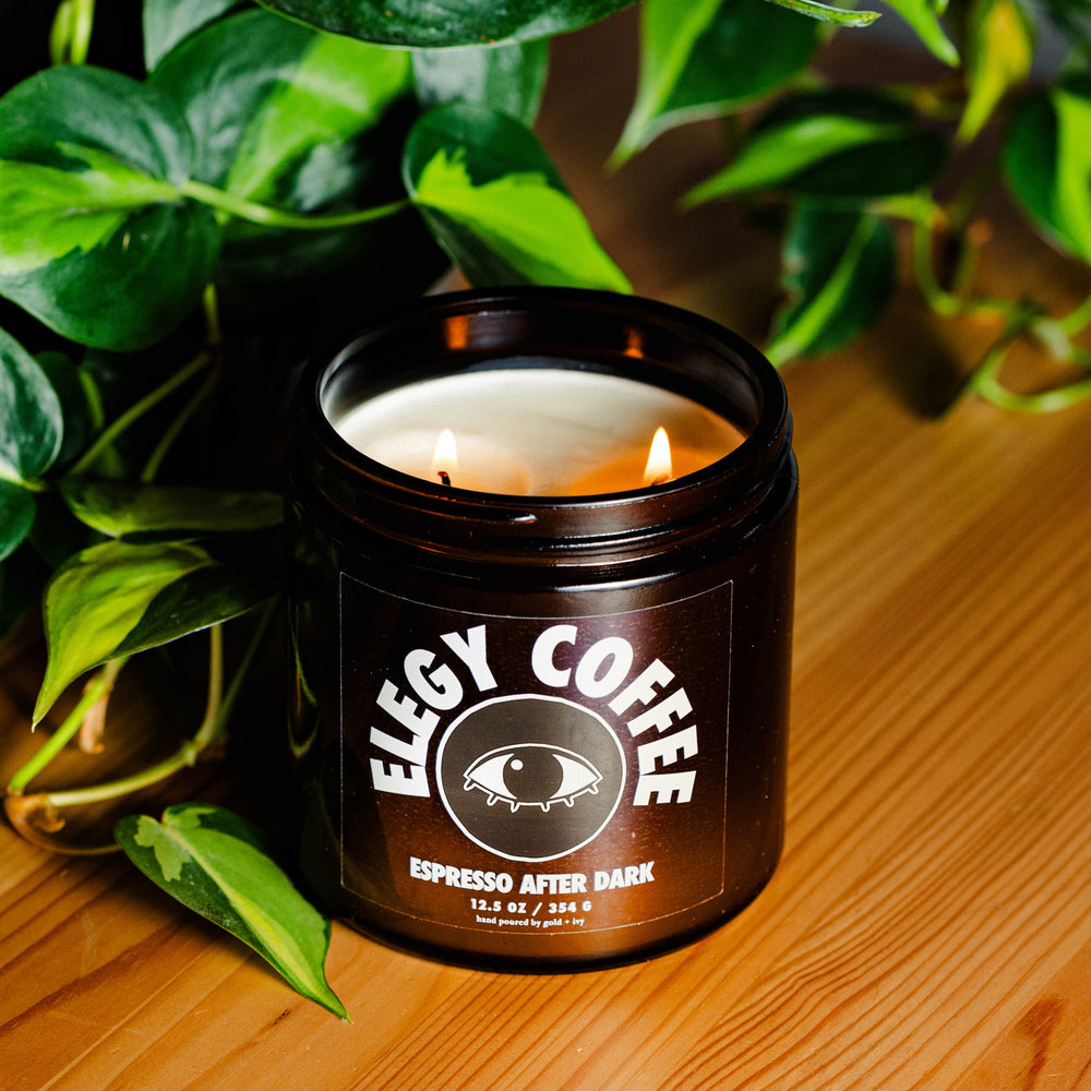 Elegy Espresso After Dark Candle (12.5oz) | Elegy Coffee